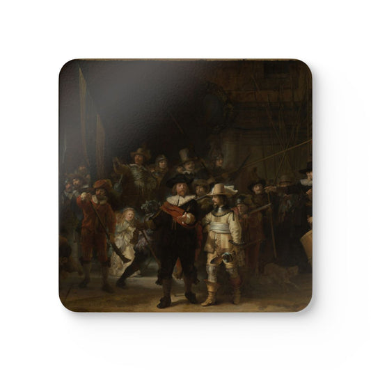 #28 The Night Watch — one coaster from the set, face on