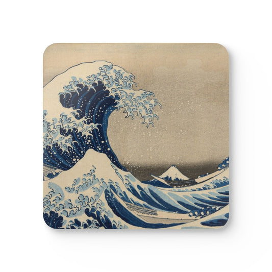 #29 Under the Wave off Kanagawa — one coaster from the set, face on