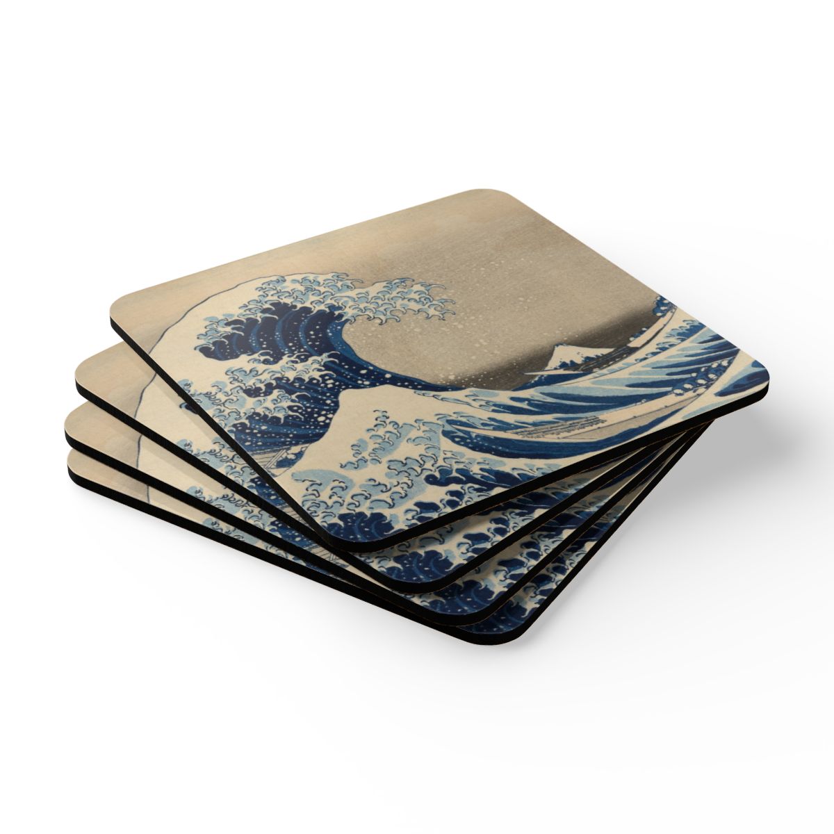 #29 Under the Wave off Kanagawa — the set of four, stacked