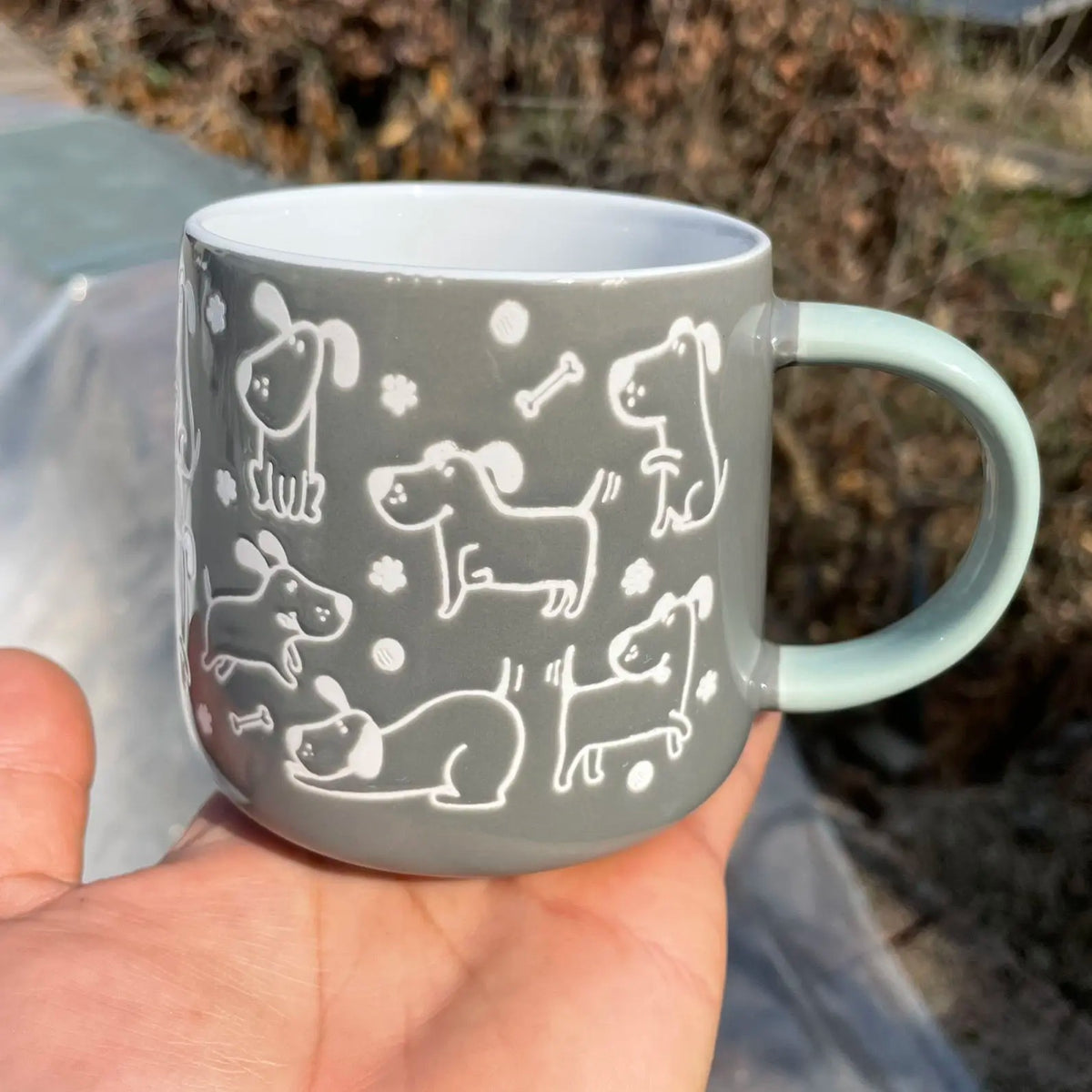 Chubby cats and dogs mug, view 3