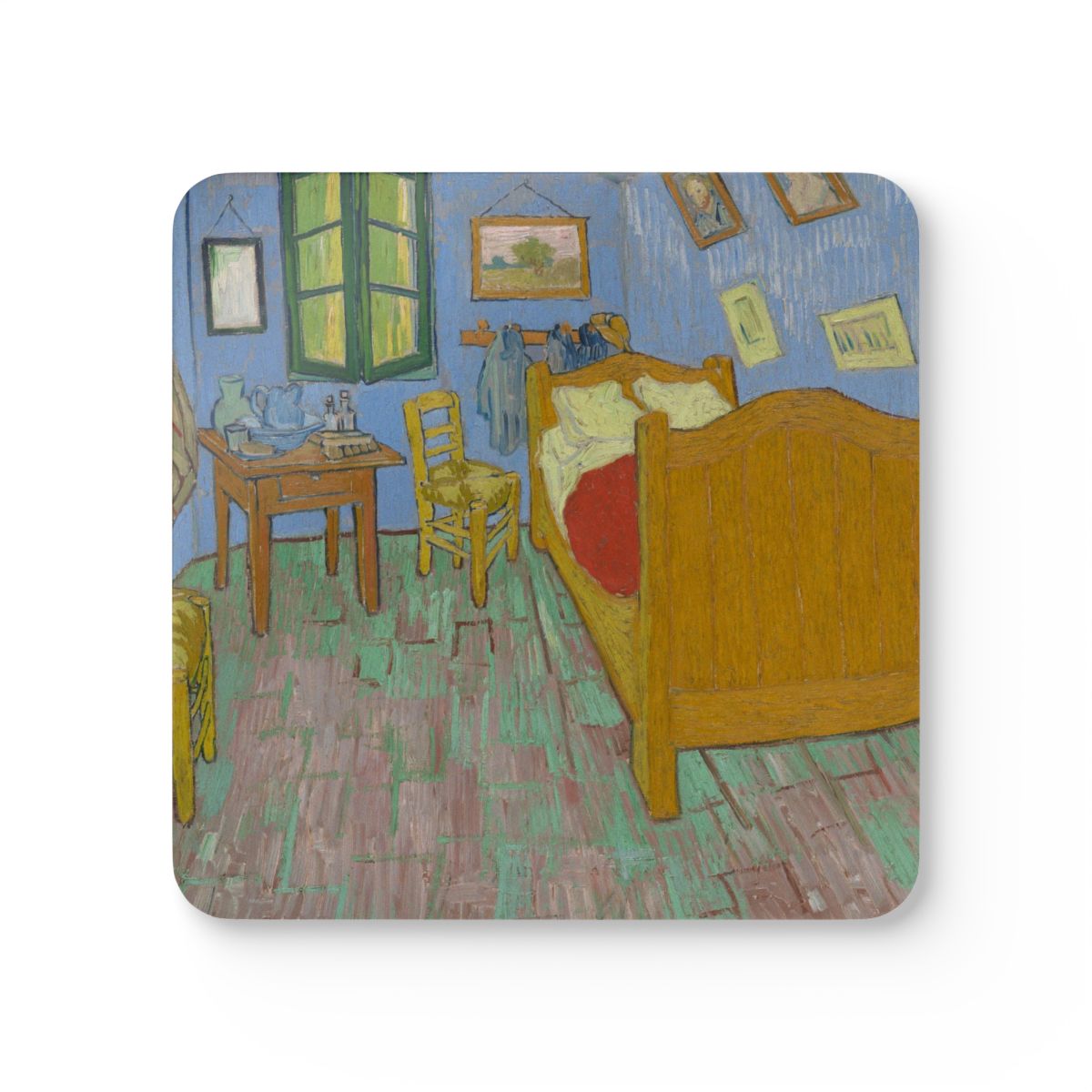 #31 The Bedroom — one coaster from the set, face on