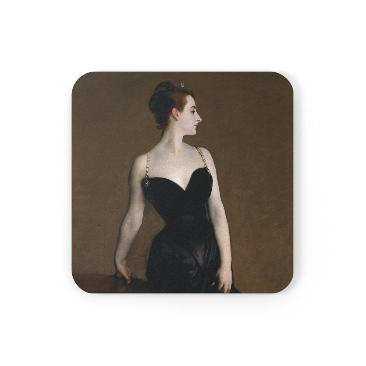 Coaster printed with Madame X