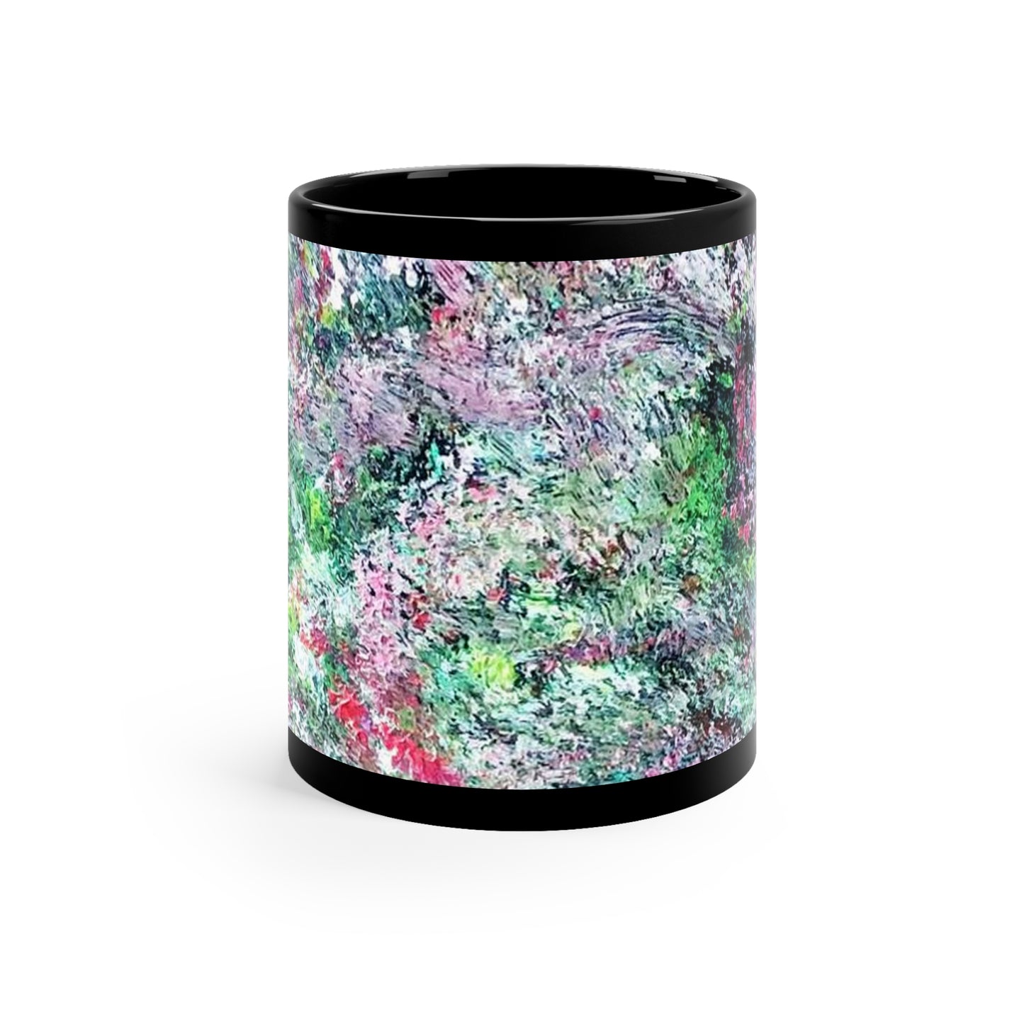 #14 Gemini Moon — Black Mug, 11oz