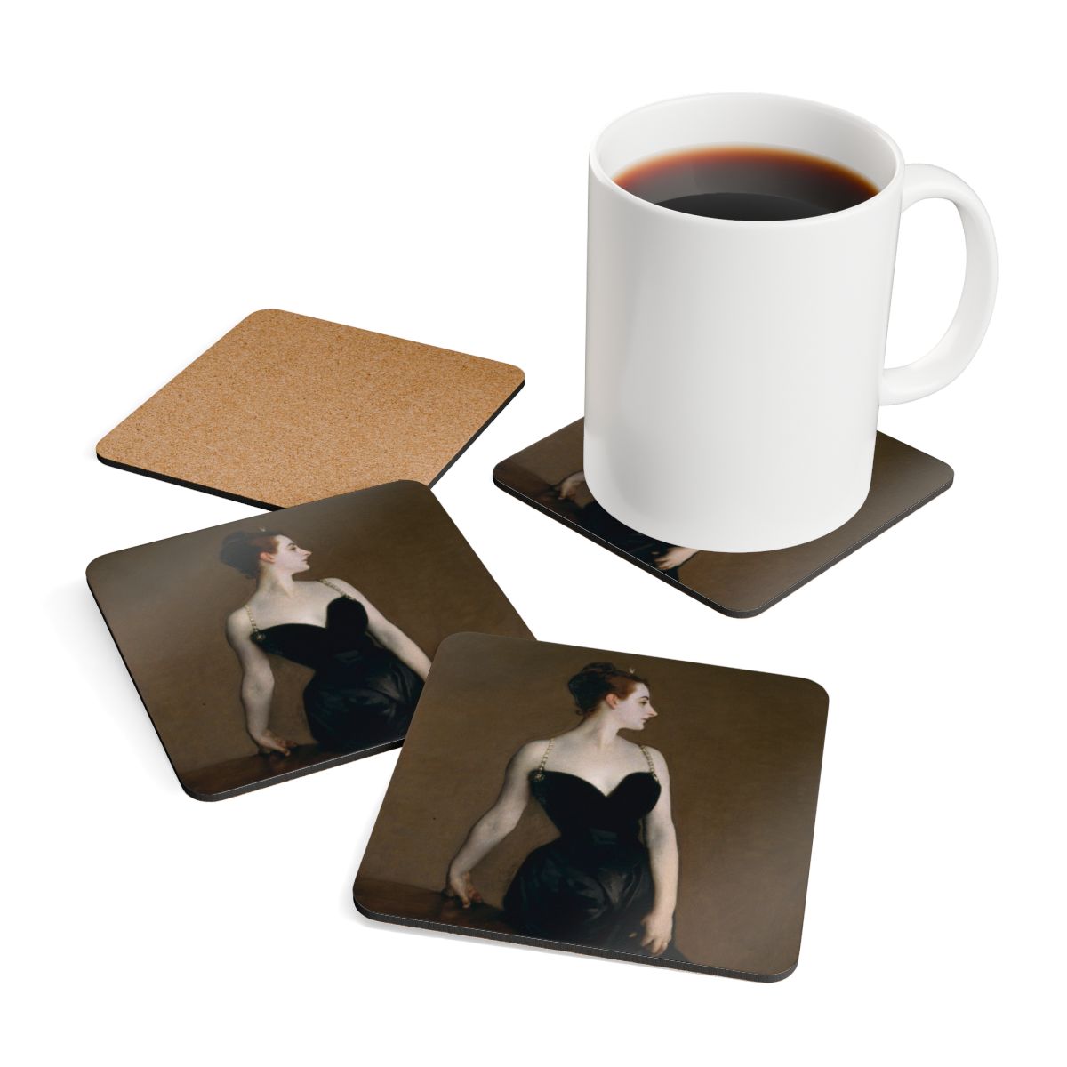 #32 Madame X — the set of four on a table