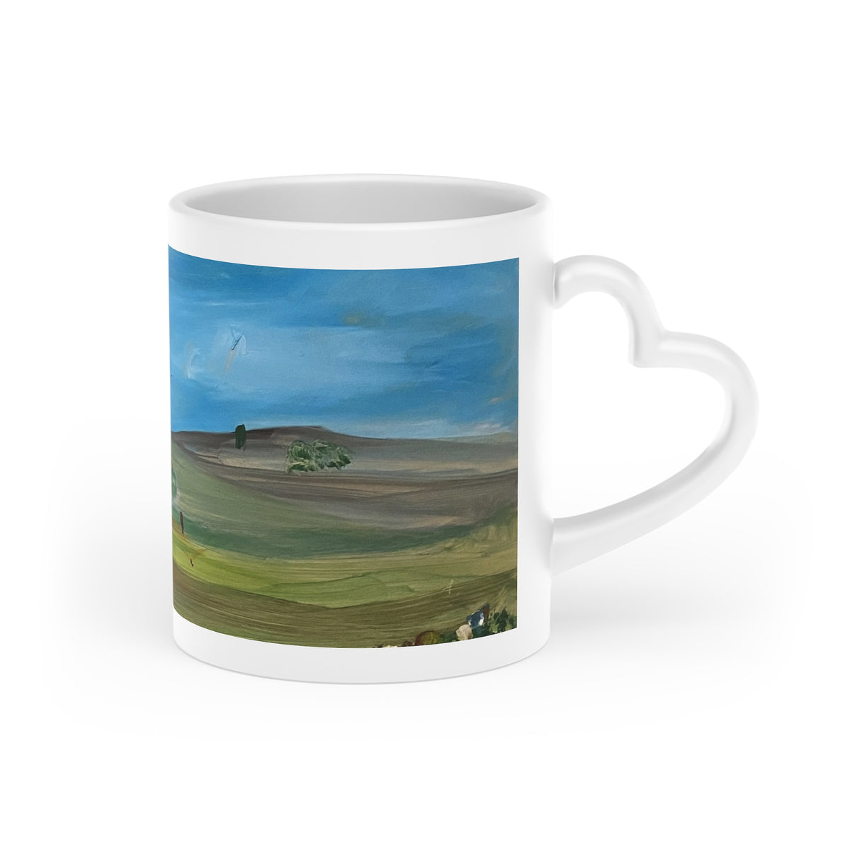 #4 Longing — Heart-Handle Mug, 11oz