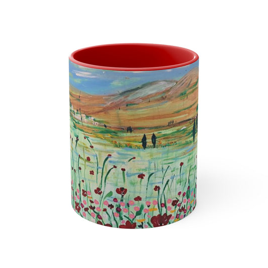 #15 Spring Field Mug [THE PERFECT SET WITH STYLE #15 Coaster!]