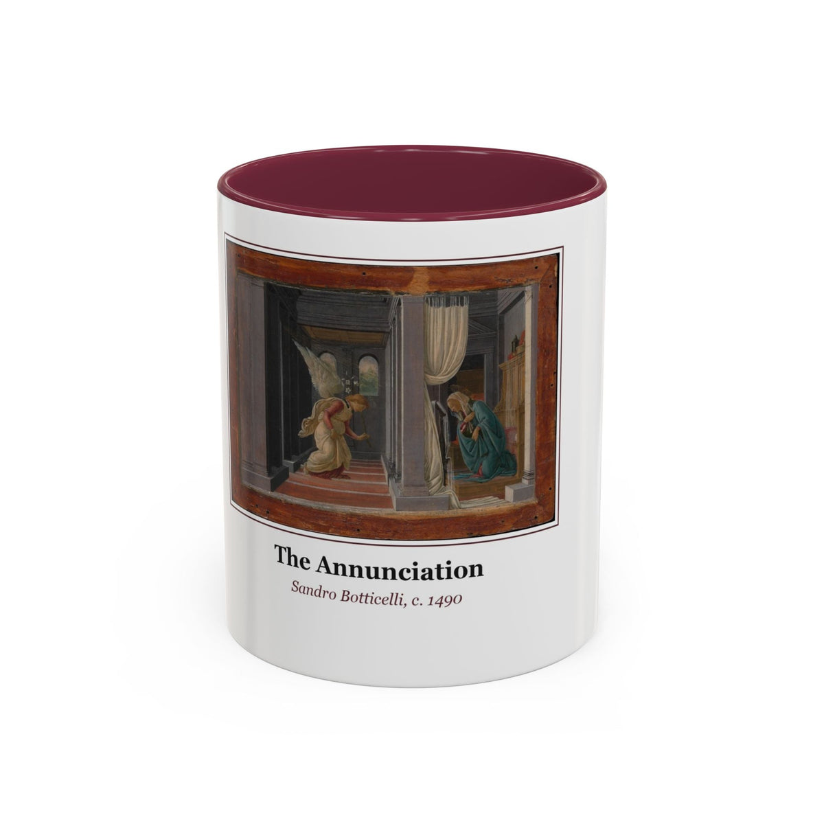 Mug printed with The Annunciation