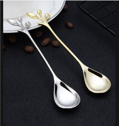 Leaf dessert spoon