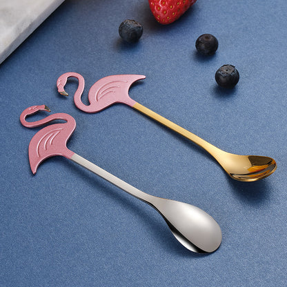 Flamingo coffee spoon