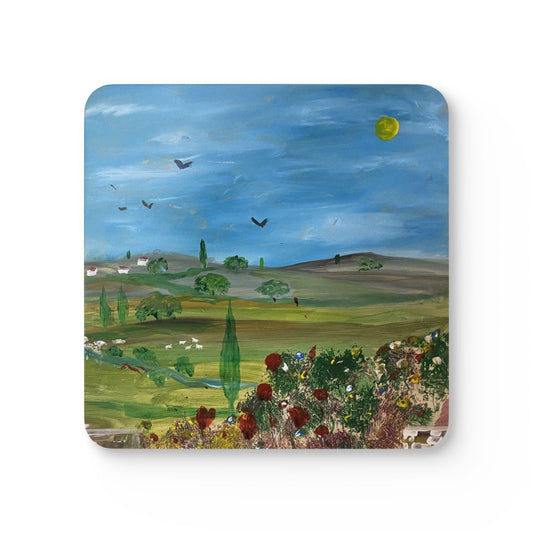 #4 Longing — one coaster from the set, face on