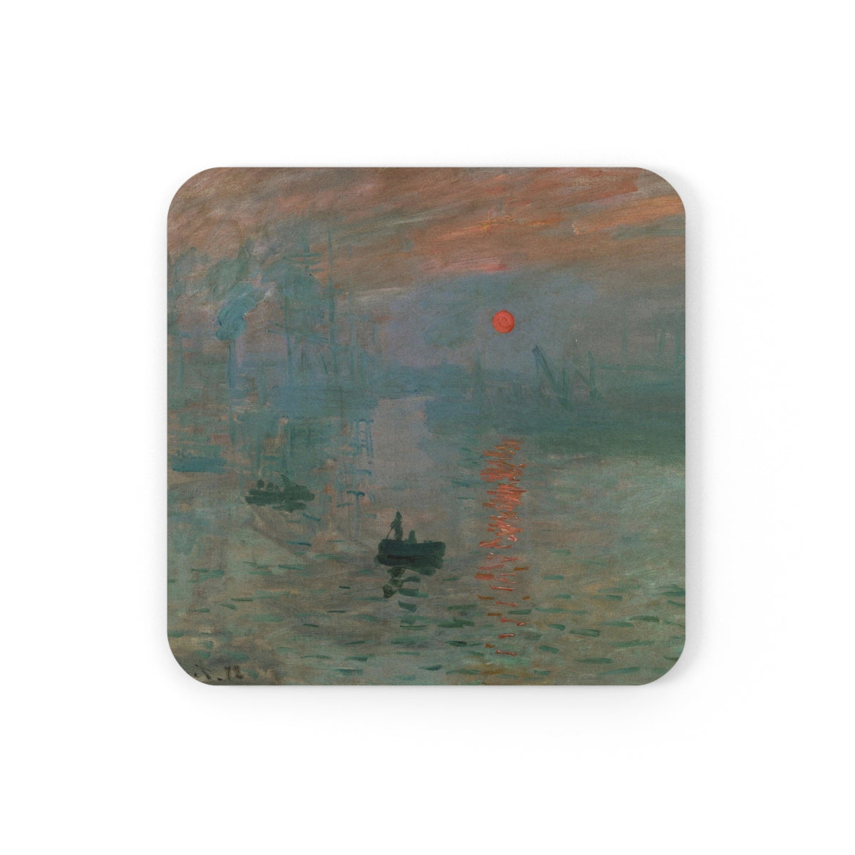 #43 Impression, Sunrise — Coaster