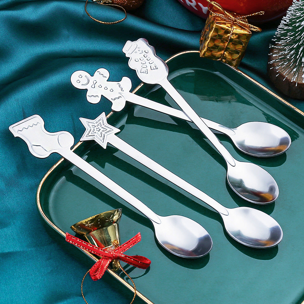 Christmas coffee spoon