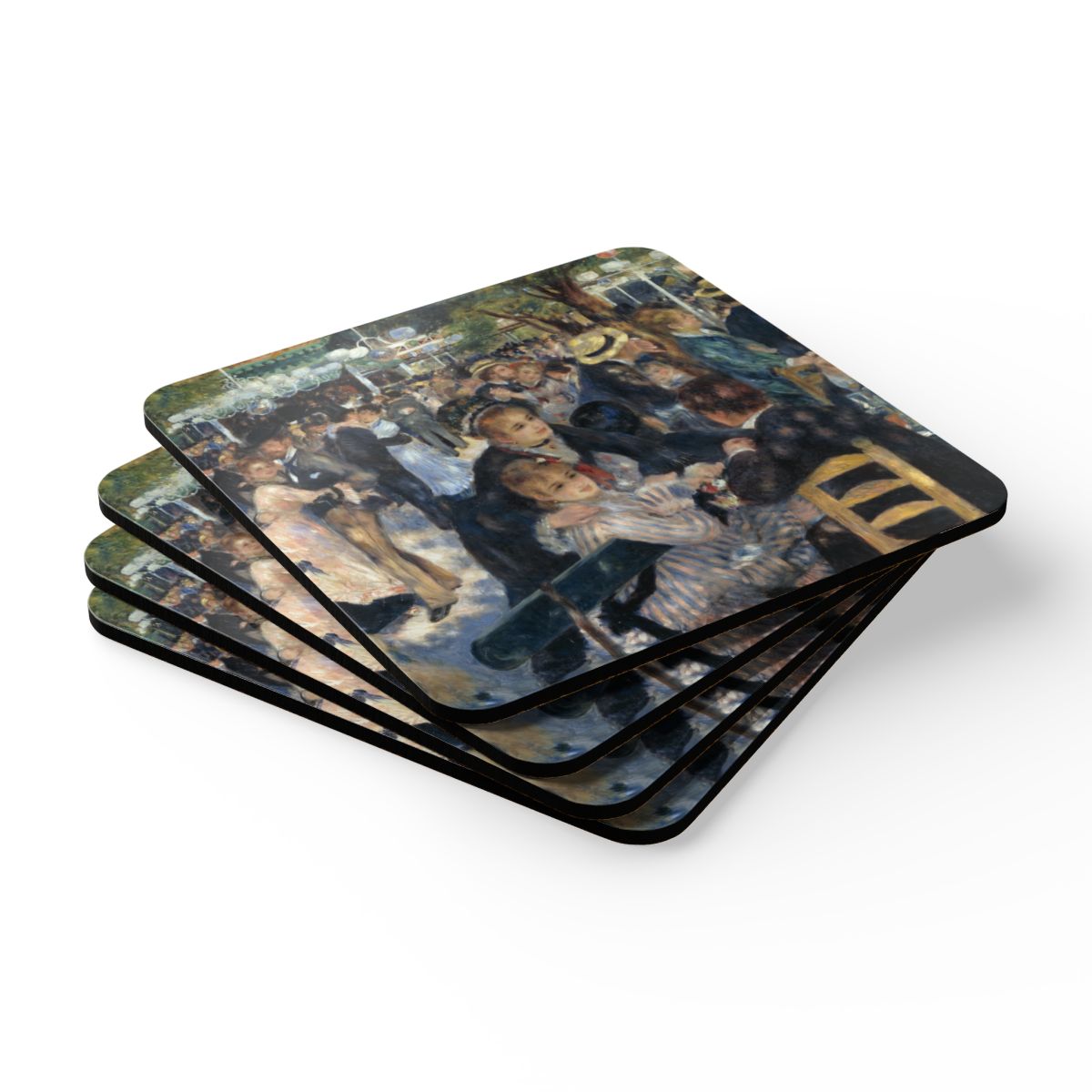 #44 Bal du moulin de la Galette — the set of four, stacked