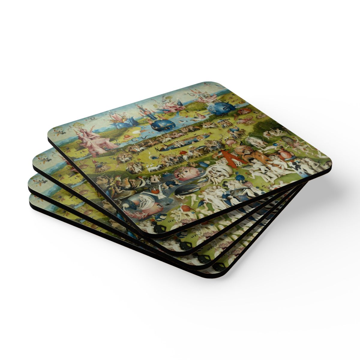 #45 The Garden of Earthly Delights — the set of four, stacked