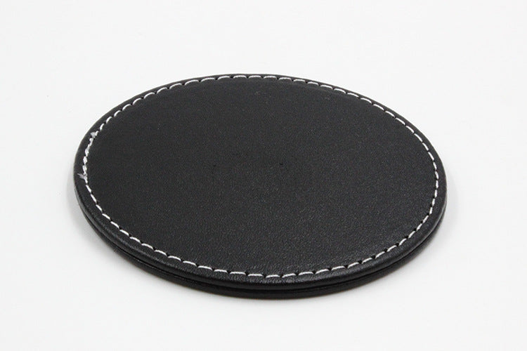 Leather desk coaster, view 2