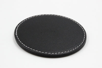 Leather desk coaster, view 2