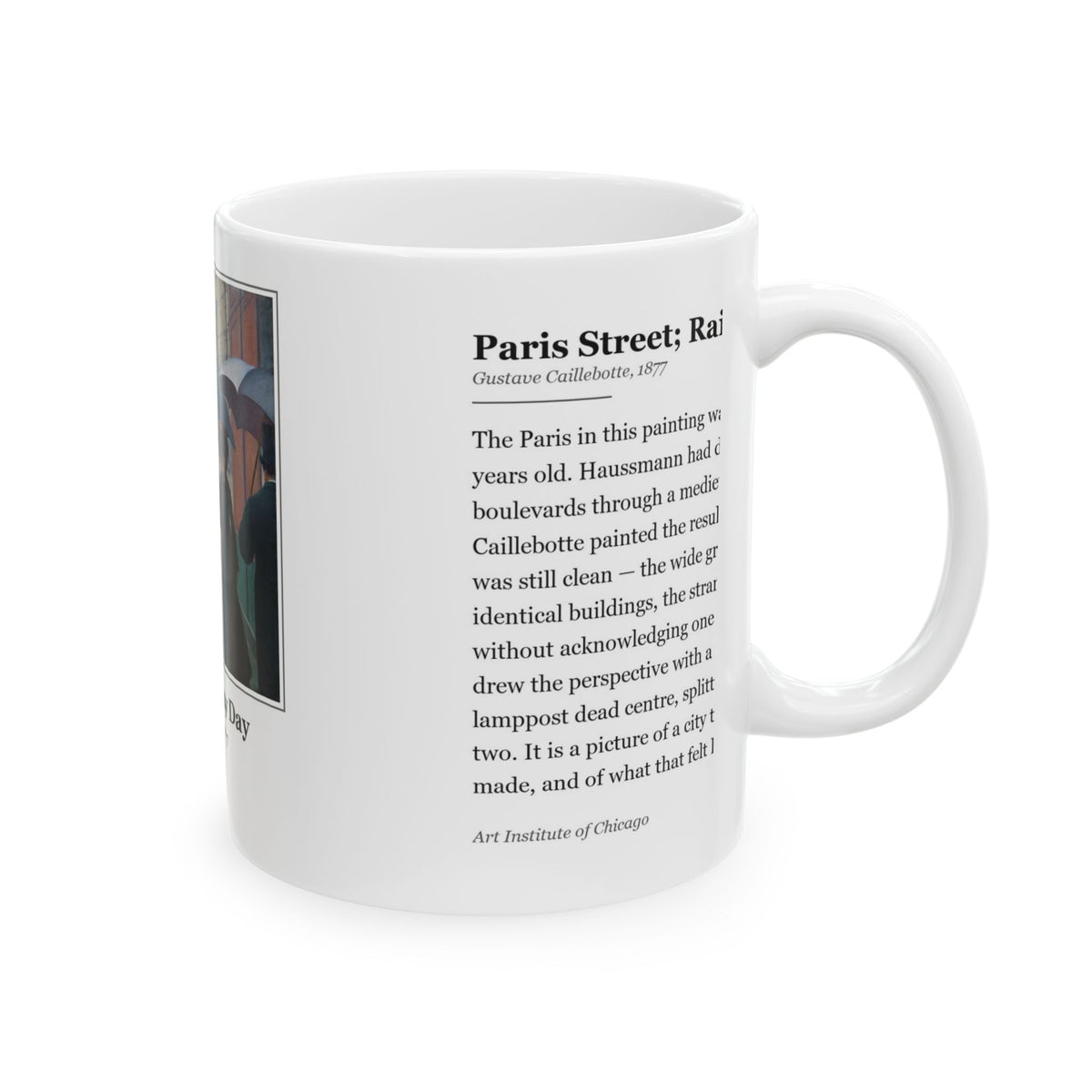 #73 Paris Street; Rainy Day — Mug