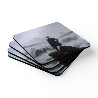 #46 Wanderer above the Sea of Fog — the set of four, stacked