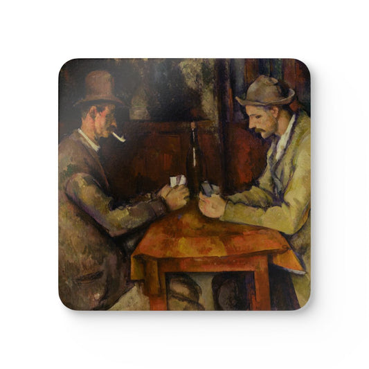#47 The Card Players — one coaster from the set, face on
