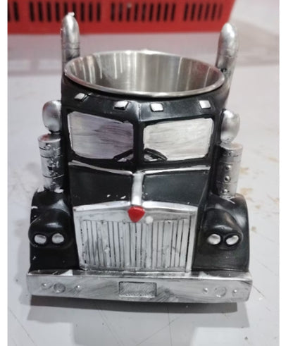 Red truck coffee mug, view 2
