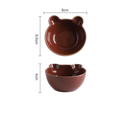 Cartoon dipping saucer, view 2