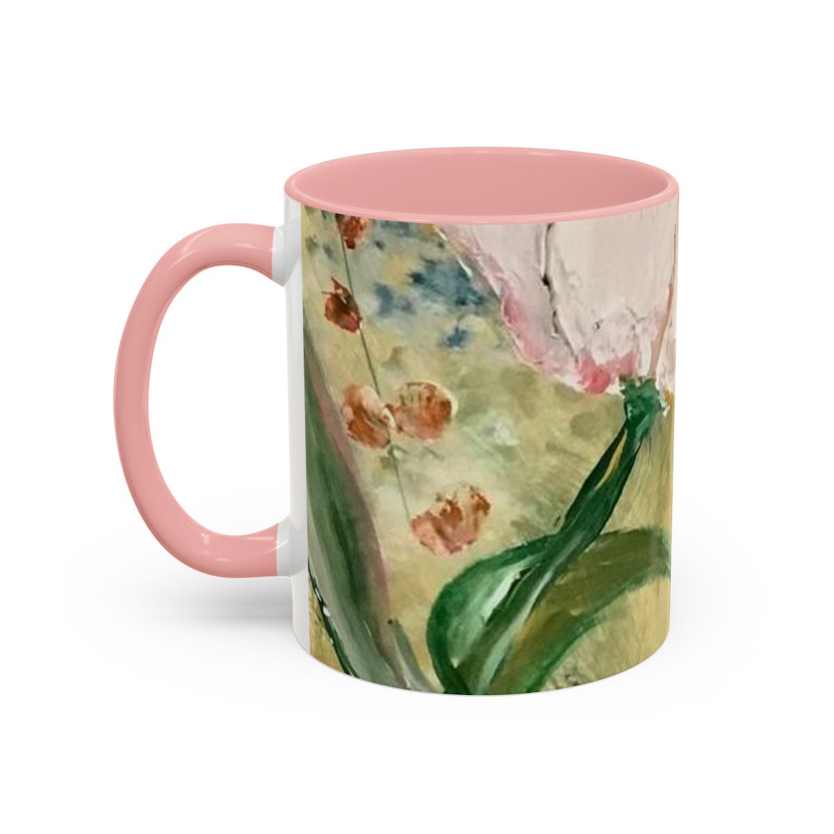 #5 True Love mug, three-quarter view from the left