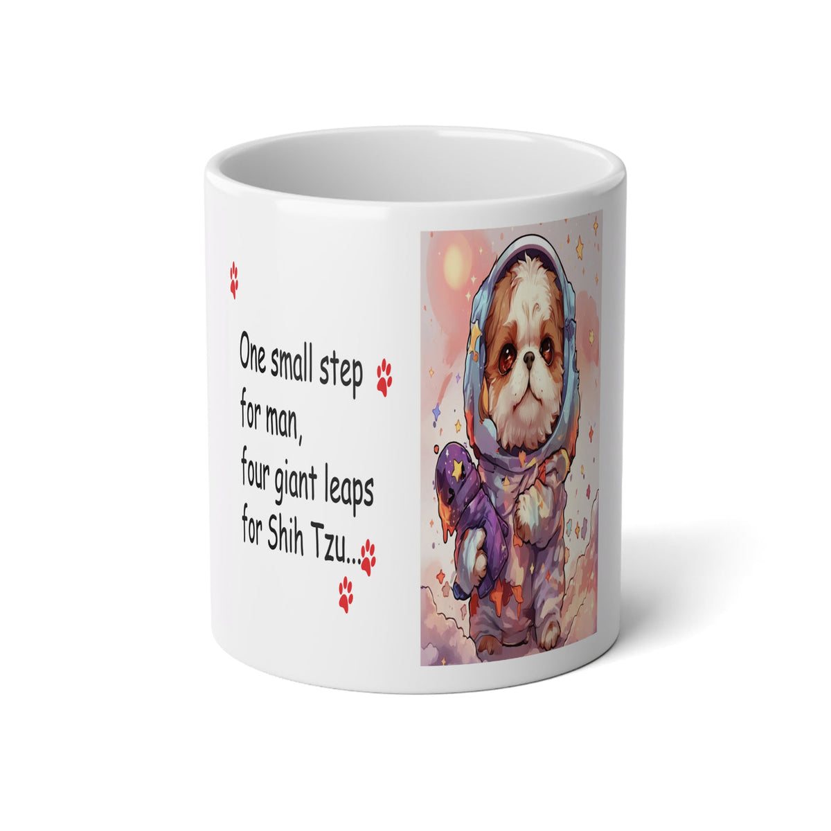 #20 Shih-Tzu-Naut jumbo mug
