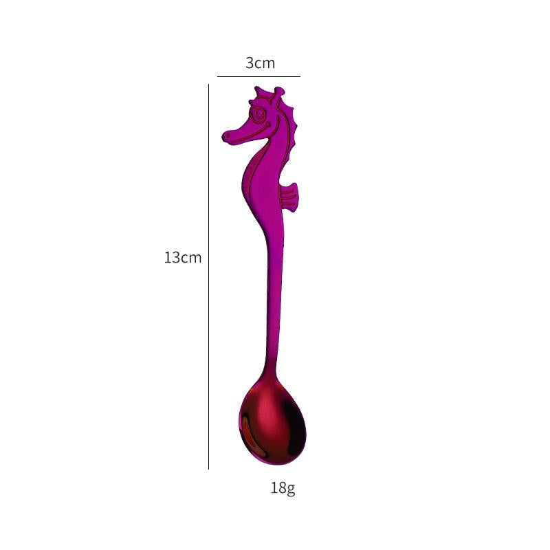 Seahorse coffee spoon, view 3