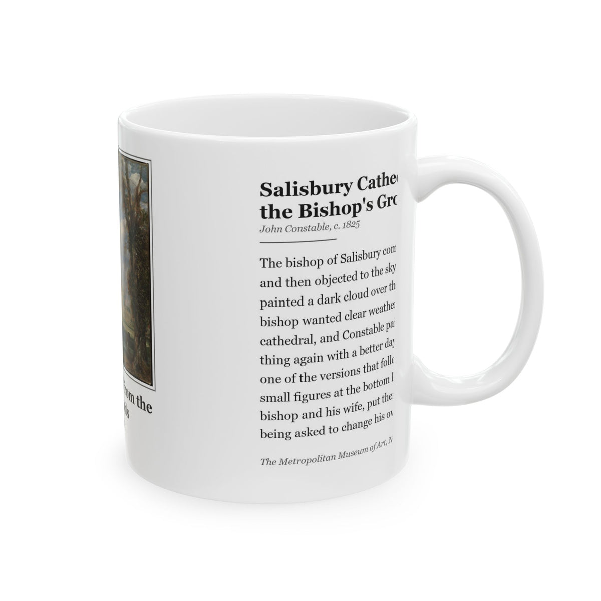 #67 Salisbury Cathedral from the Bishop's Grounds — Mug