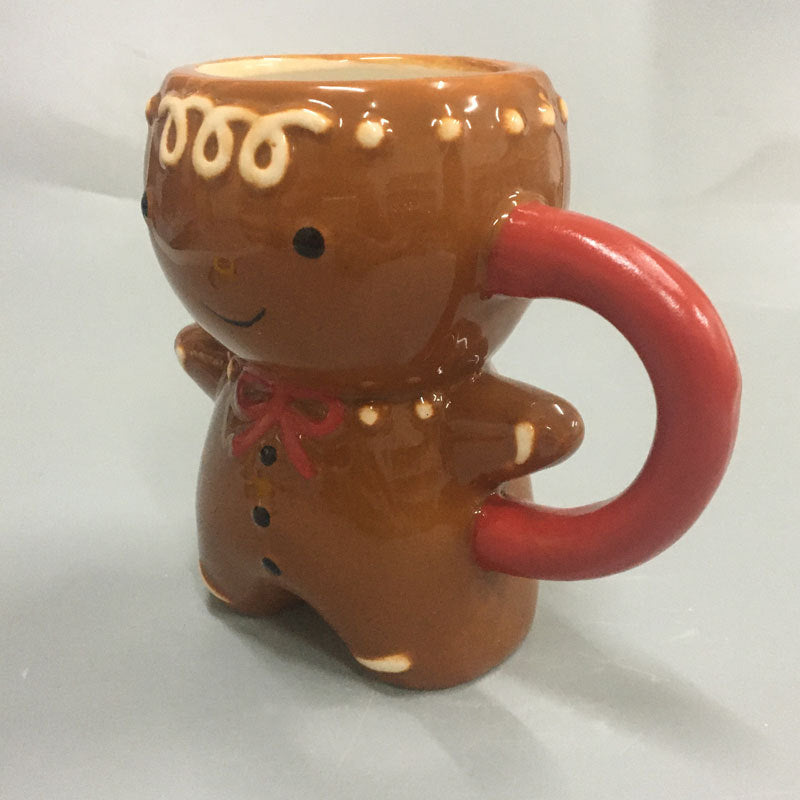 Gingerbread man christmas mug