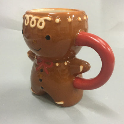 Gingerbread man christmas mug