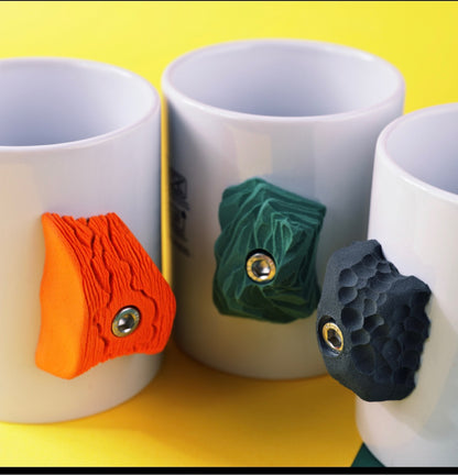 Rock climbing mug, view 2
