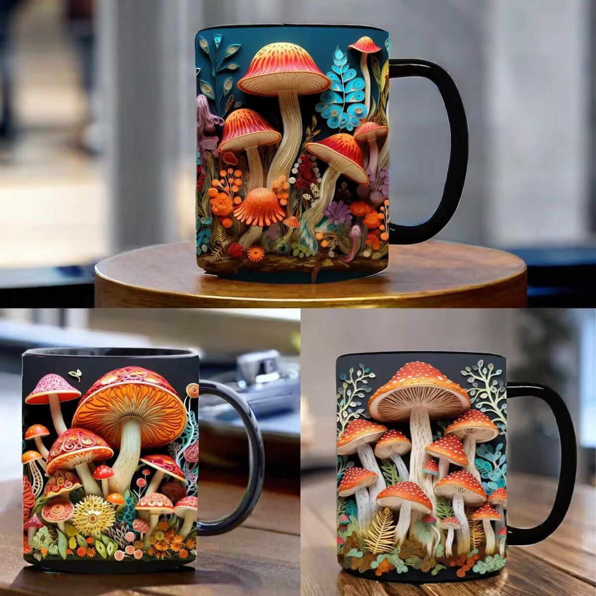 Magic mushroom mug