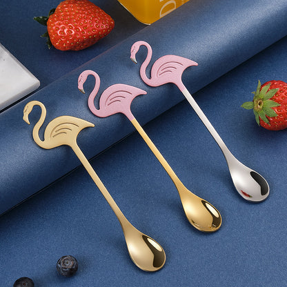 Flamingo coffee spoon, view 2