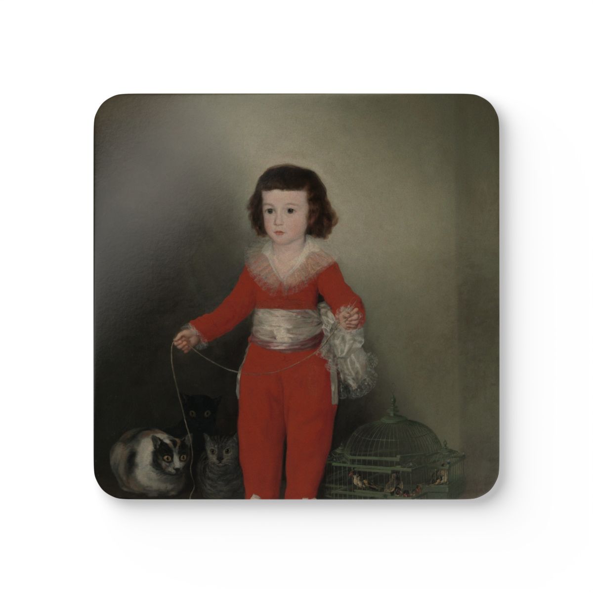#63 Manuel Osorio Manrique de Zuñiga — one coaster from the set, face on