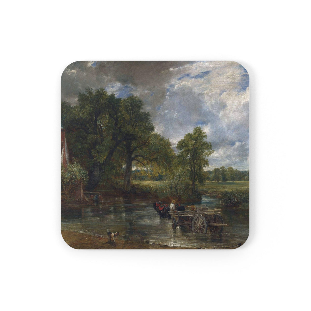Coaster printed with The Hay Wain