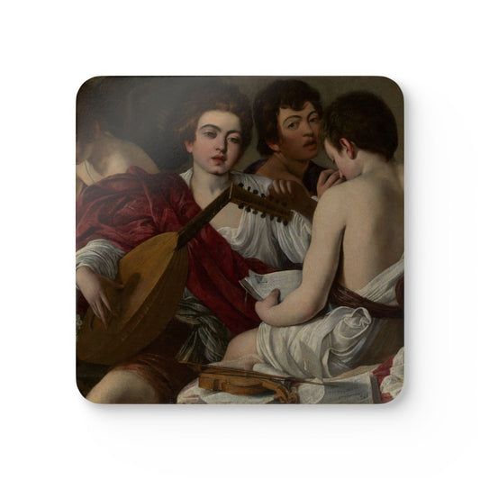 #64 The Musicians — one coaster from the set, face on