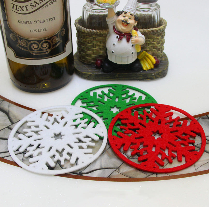 Christmas Coaster Snowflake Felt, view 2