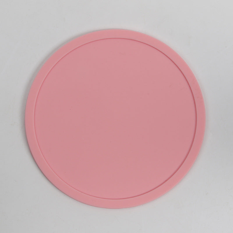 Candy colour silicone coaster
