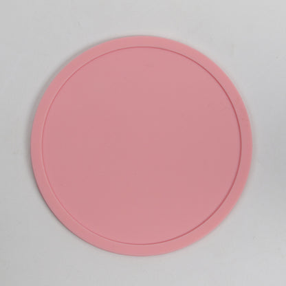 Candy colour silicone coaster