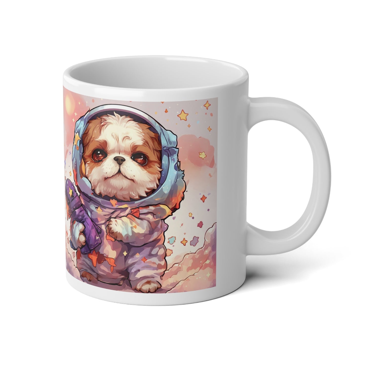 #20 Shih-Tzu-Naut Mug [THE PERFECT SET WITH STYLE #20 Coaster!]