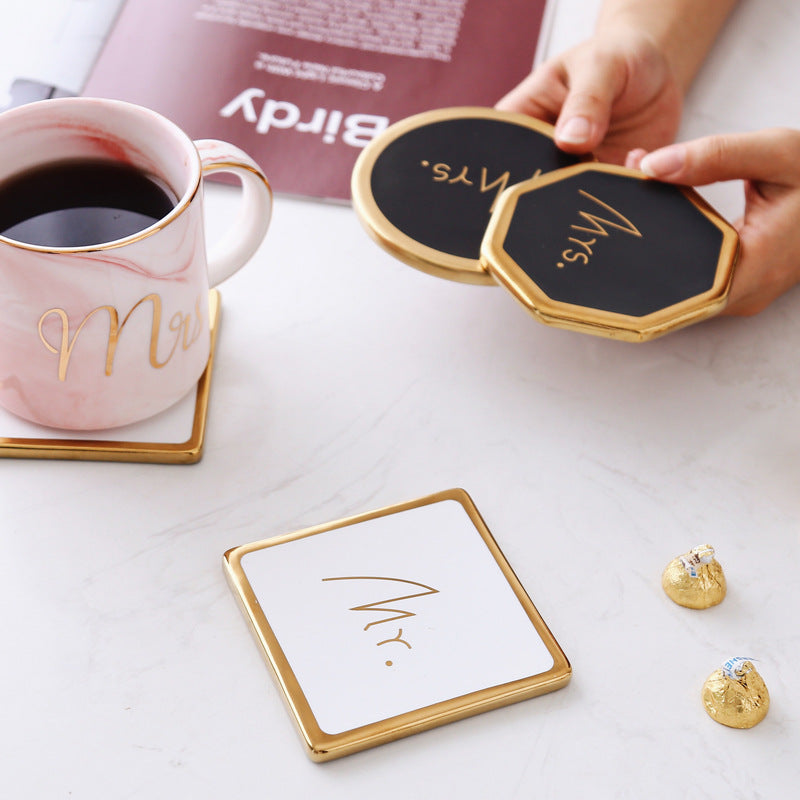 Mug ceramic coaster, view 3