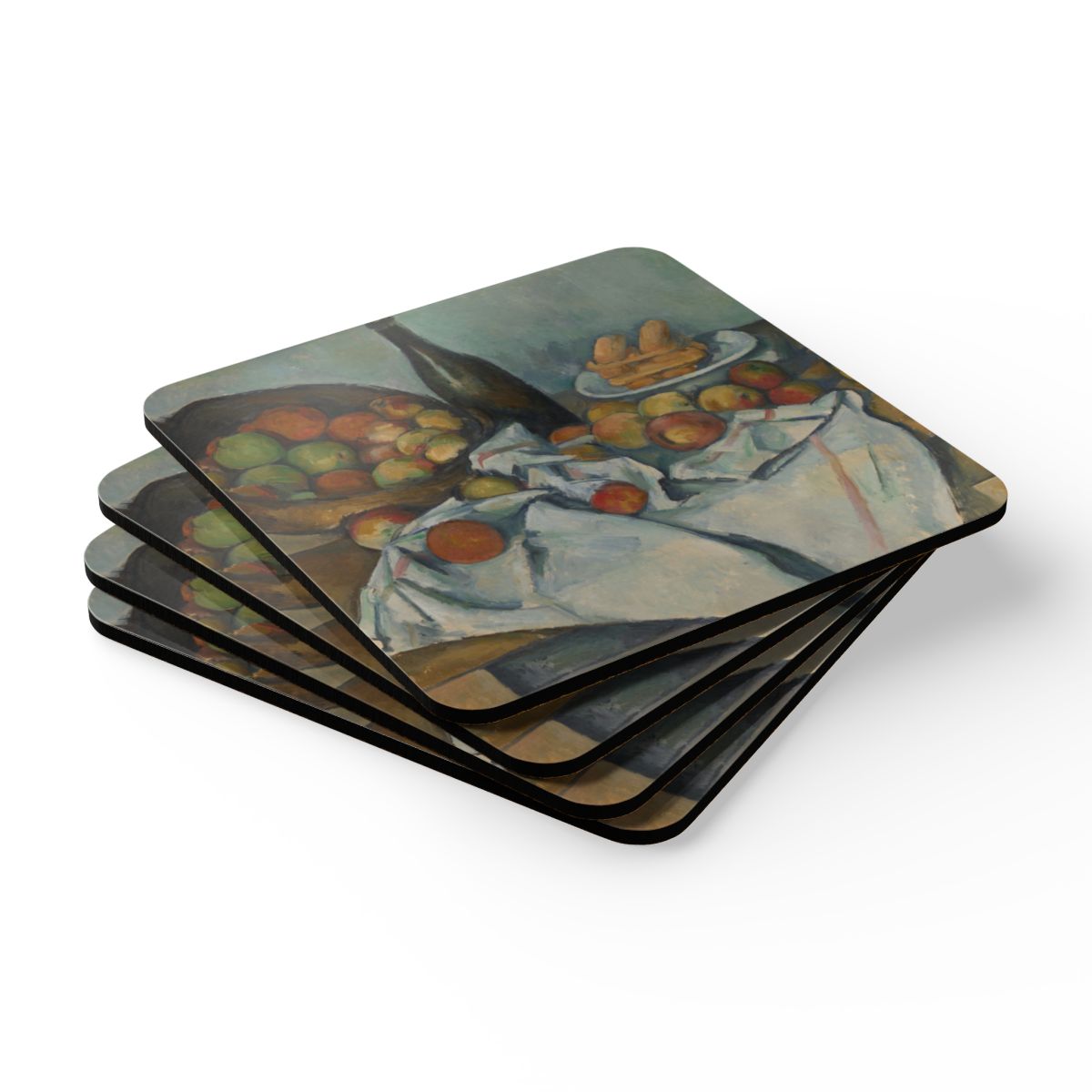 #76 The Basket of Apples — the set of four, stacked