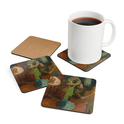 #77 The Millinery Shop — the set of four on a table
