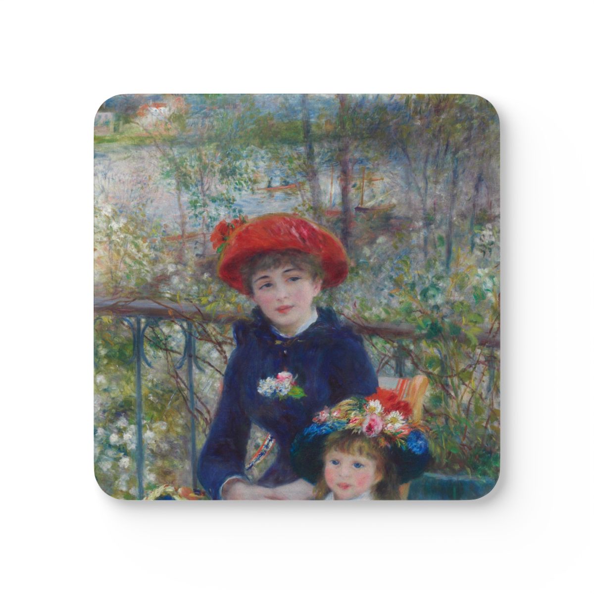 #78 Two Sisters (On the Terrace) — one coaster from the set, face on