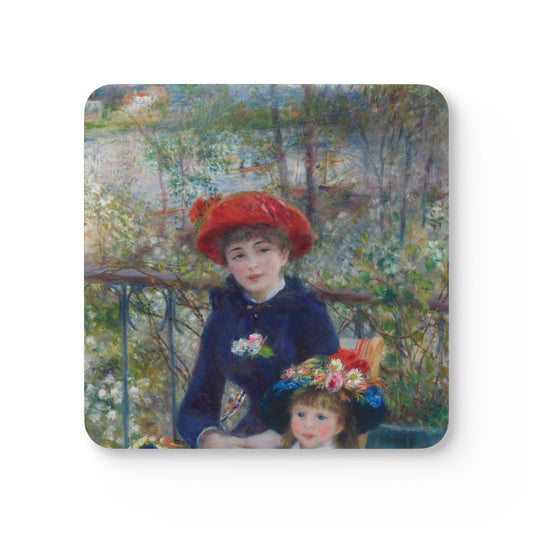#78 Two Sisters (On the Terrace) — one coaster from the set, face on