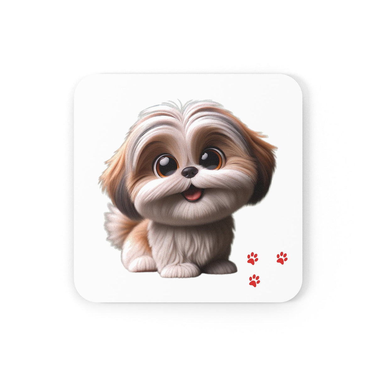 #2 Chuppi the Shih Tzu coaster