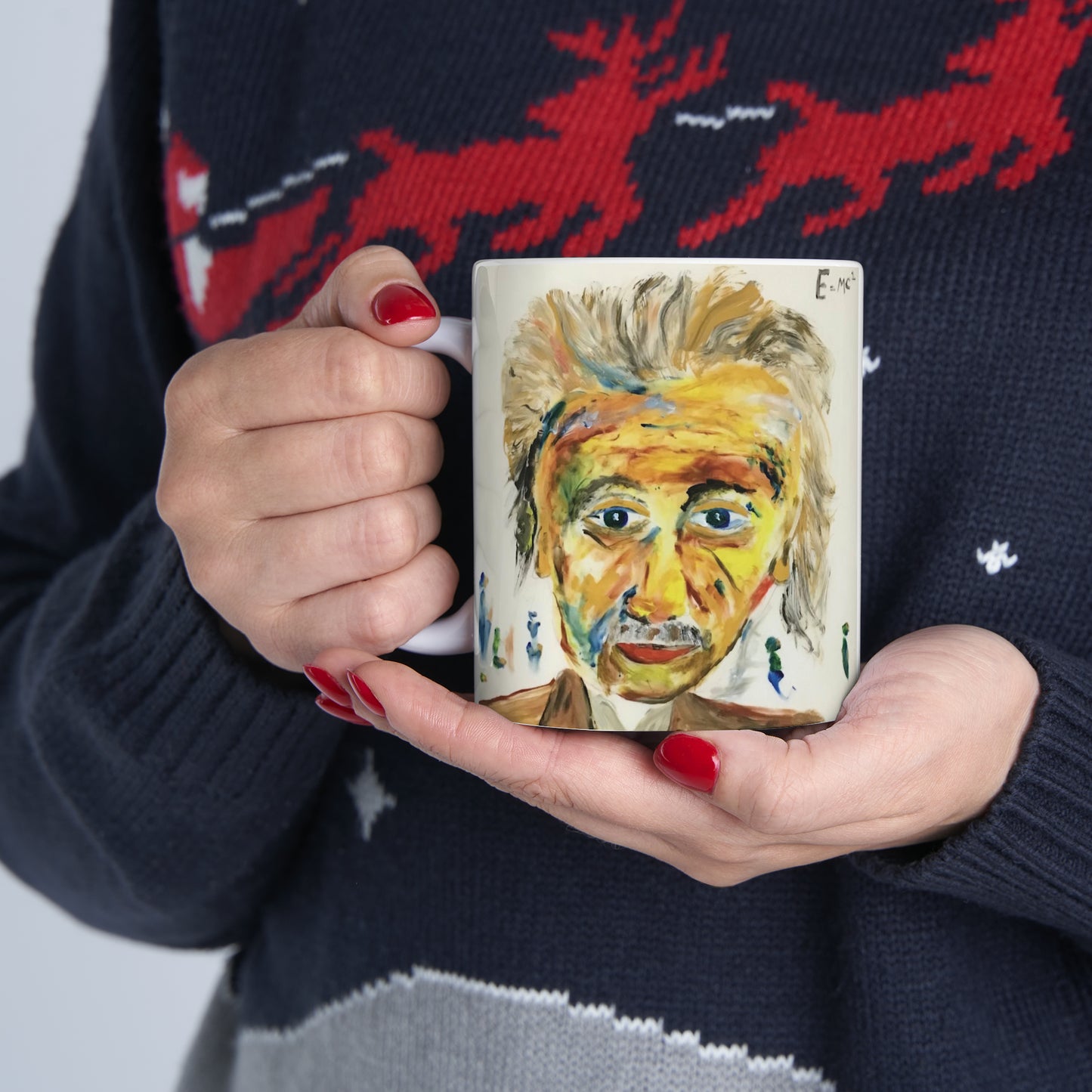 #8 Einstein Mug [THE PERFECT SET WITH STYLE #8 Coaster!]