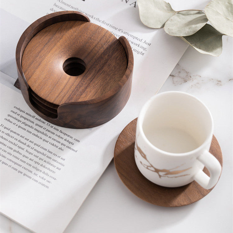 Black walnut tea tray coaster