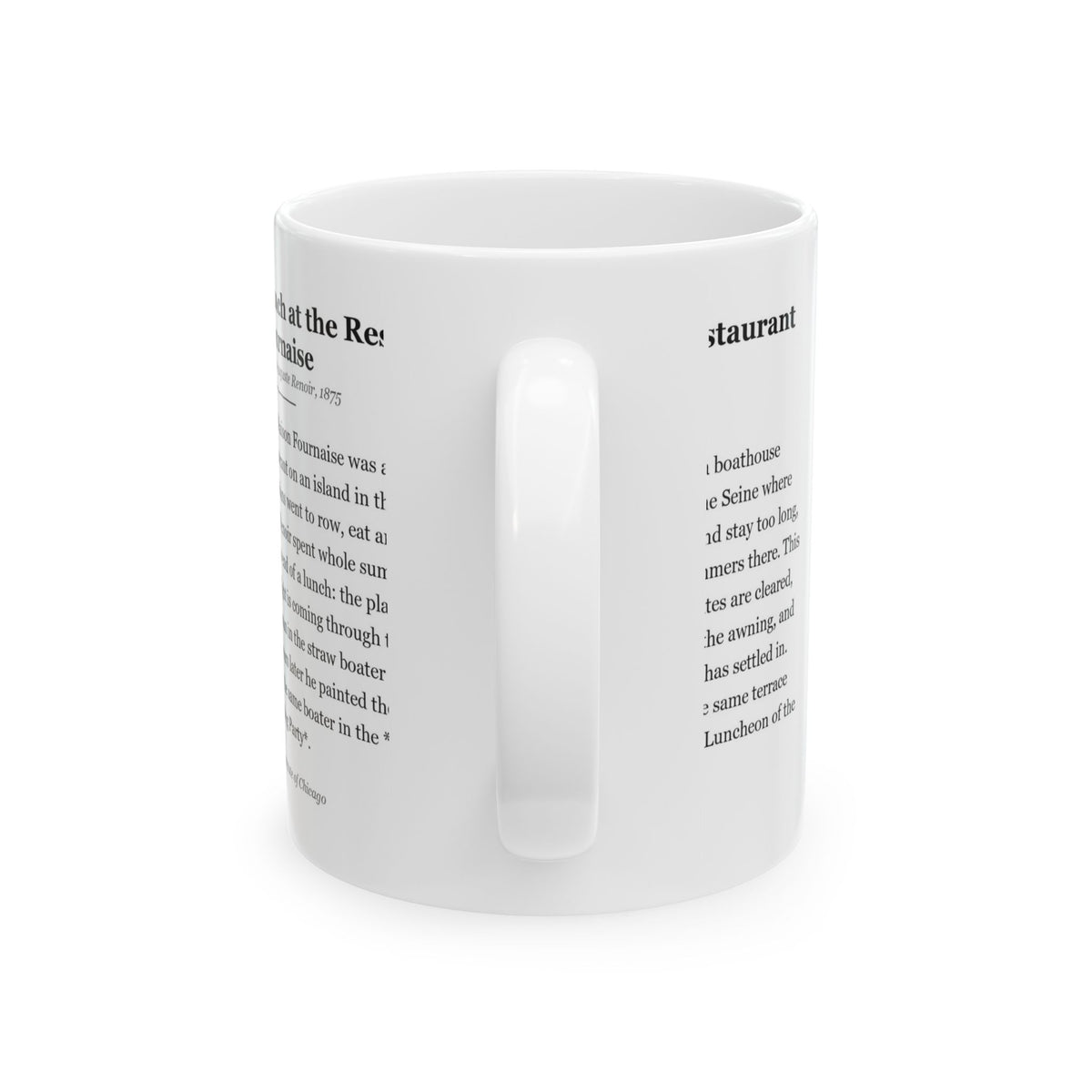 #84 Lunch at the Restaurant Fournaise — Mug